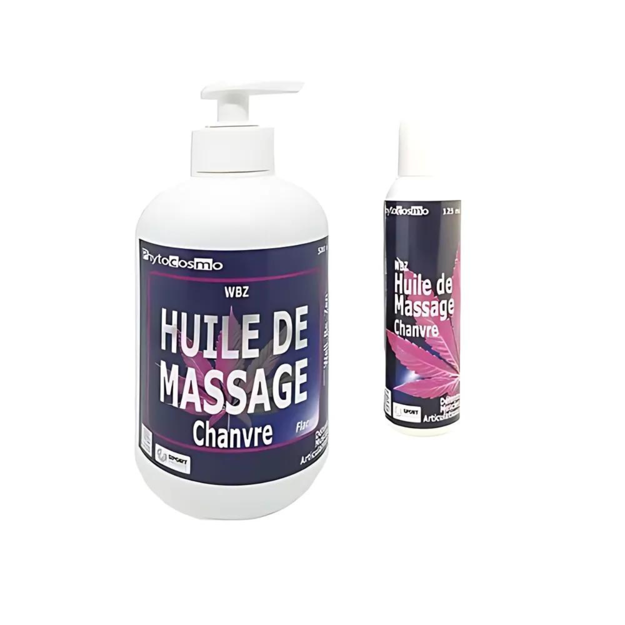 Marque Phytocosmo | WBZ HUILE MASSAGE - Chanvre - Muscles Articulations - BIO* - Huile