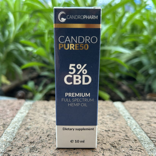 Huile CBD 5 % Full Spectrum 0 % THC Candropharm