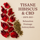 Tisane Hibiscus & CBD – Relaxation & Drainage – 100% Bio